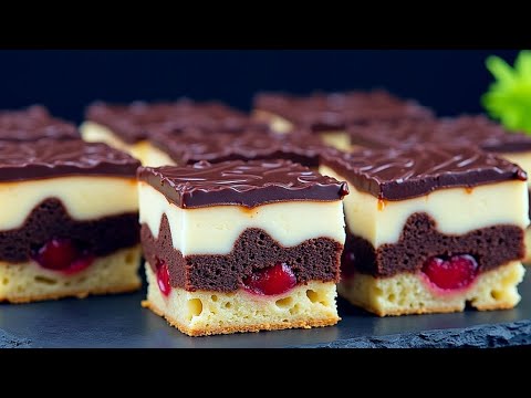 Magical Christmas cake. Cake for the whole family! Simple, quick, and delicious!