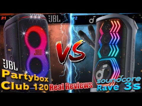 soundcore Rave 3S vs JBL Club 120 Features Comparison and Sound Test