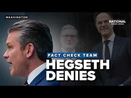 Hegseth DENIES commitment to Article 5 of NATO