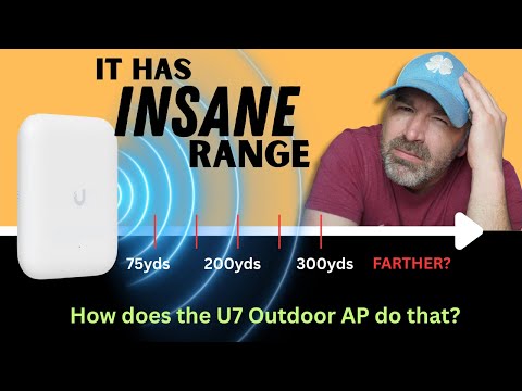 UniFi U7 Outdoor AP Range Test: It's Shockingly Far!