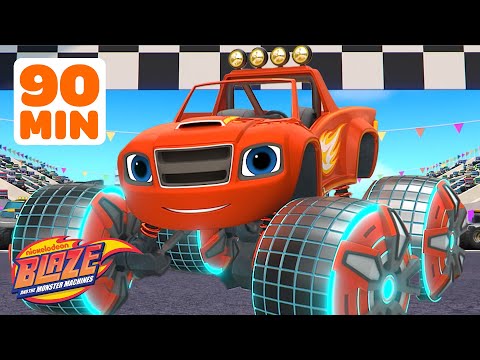 Blaze Uses MAGNETS on Power Tires, STEM Rescues and MORE! ๐งฒ | Blaze and the Monster Machines