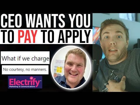 CEO GETS GHOSTED, NOW WANTS JOB SEEKERS TO PAY TO APPLY?! | #grindreel