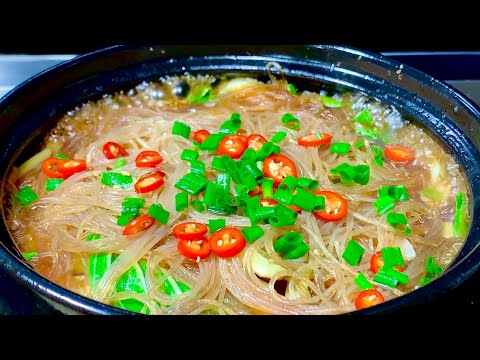 砂鍋粉條這種做法火了,配料簡單,味道十足,天天吃都不膩,好香【阿朝哥美食 】#砂鍋粉條 #砂鍋粉條料理 #砂鍋粉條食譜 #砂鍋粉條的做法 #砂鍋粉條煮法