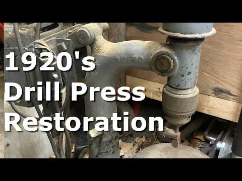 100 Year Old Champion Drill Press Resurrection