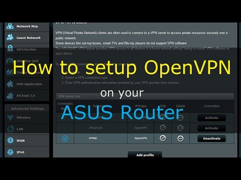How to setup VPN (OpenVPN) for ASUSWRT routers (stock firmware)