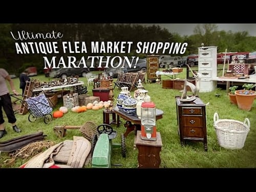 Ultimate Antique Flea Market Shopping Marathon: Best Antique Buying, Hauls & Decorating in 1 Video!