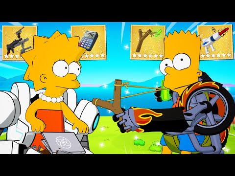 The *LISA vs BART* SIMPSON Challenge in Fortnite