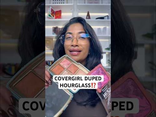 ARE THE NEW @covergirl BRONZERS AND HIGHLIGHTERS A DUPE FOR THE HOURGLASS PALETTE đ