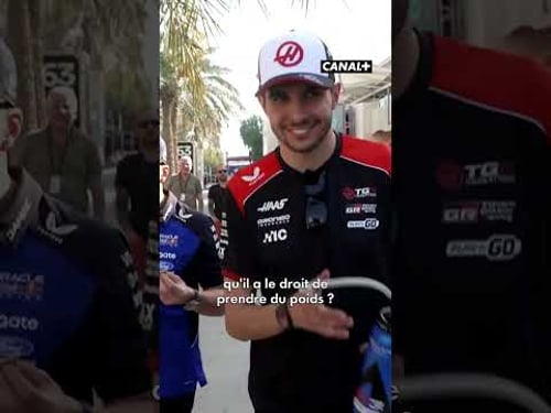 Julien essaie la veste d'Esteban 😄 #f1 #f1testing