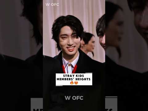 STRAY KIDS MEMBERSβ HEIGHTS π₯π #straykids #kpop #stay #height