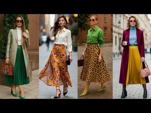 Trendy New Summer Long SKIRTS Outfit ideas For 2026