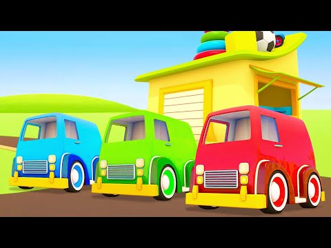 Машини Помічники будують магазин іграшок. Мультсеріал для дітей.