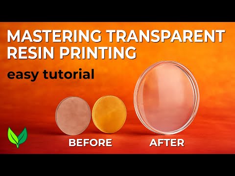 How to Get Crystal Clear Resin Prints (no Clouding or Yellowing) with Resione G217