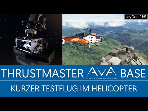 Thrustmaster AVA Base | Testflug mit Helicopter ★ MSFS 2020