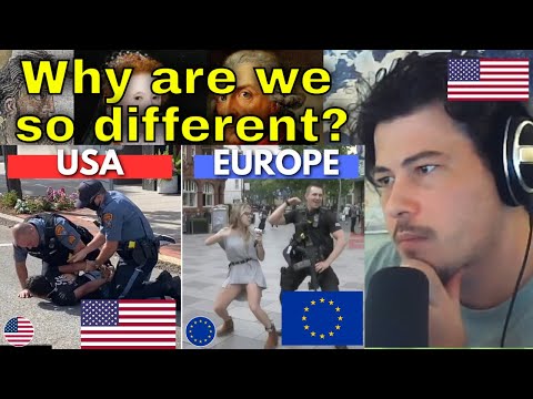 American Reacts How American Police Compare To The Police In Europe