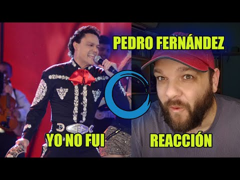 PEDRO FERNÁNDEZ , cantante español REACCIONA A | YO NO FUI |REACTION &ANALISYS ¿Cómo no se ahoga?😱