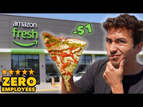 Eating At The NEW AMAZON Market... (5 STAR)