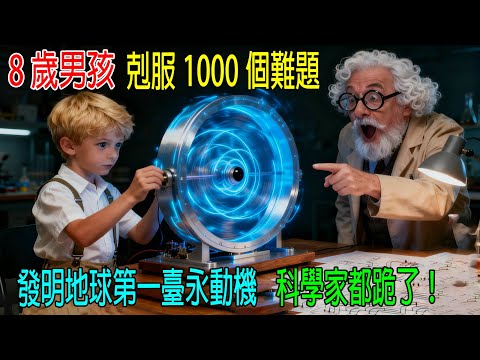 8歲男孩剋服1000個難題,發明地球第一臺永動機,人類升為2級文明,科學家都貴了!