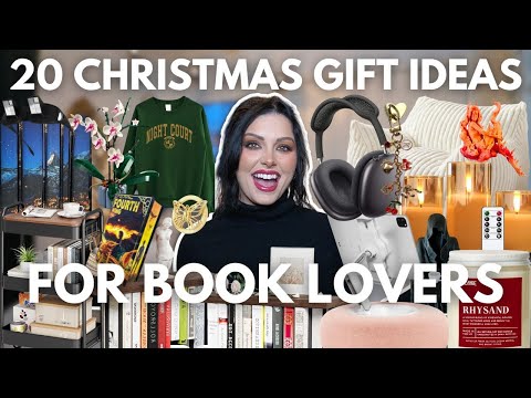 bookish gift guide 2025🎄🎁📖 | 20 Christmas gift ideas for book lovers🎄