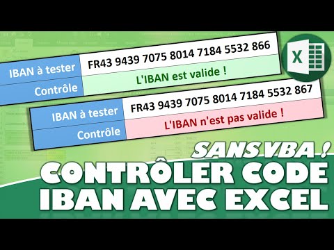 Découvrez comment vérifier un code IBAN en un clin d'œil avec Excel (sans VBA) !