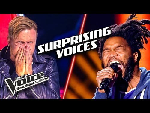 Incredible UNEXPECTED Voices on The Voice!