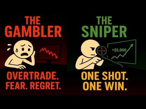 The Gambler vs The Sniper: Why 90% of Traders Lose