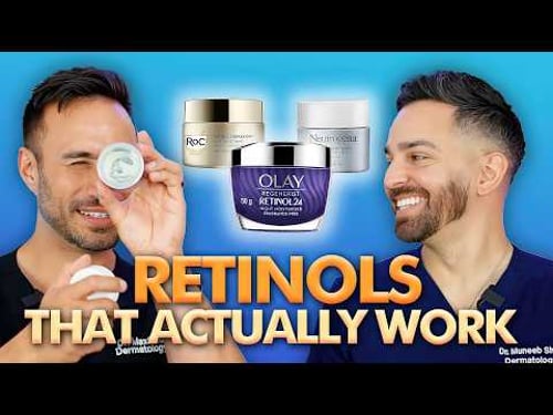 Derm Compares Olay Regenerist Retinol 24 vs Neutrogena Rapid Wrinkle Repair vs RoC Retinol Correxion