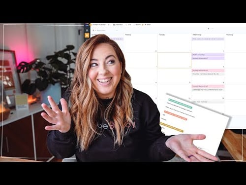 STEAL MY CONTENT CALENDAR STRATEGY | How I Plan my Content