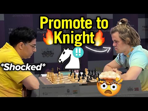 Position was a draw… but Magnus promoted to a KNIGHT! 🤯🔥