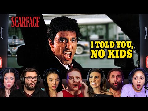 "I Told You, NO KIDS" Moral Boundary – Scarface (1983) | Reaction Compilation