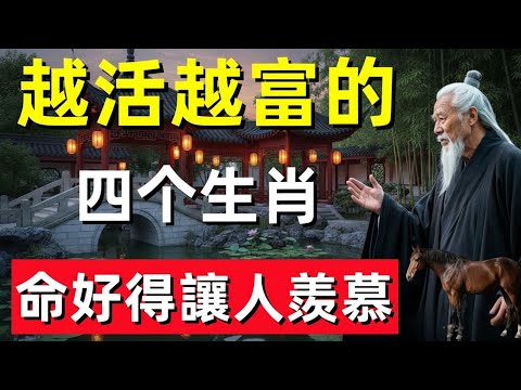 ⛩️☯🐉財富與長壽齊飛的4大生肖!年歲越長福氣越厚,人生後半場富貴又安康!#修行思維 #修行 #福報 #禪 #道德經 #覺醒 #開悟 #禅修⛩️☯🐉