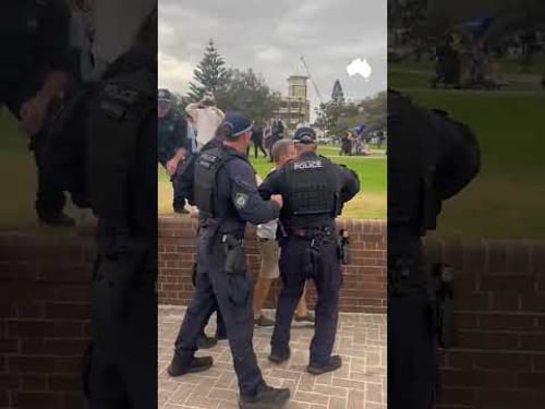 'Blood on your hands': Heckler runs towards PM