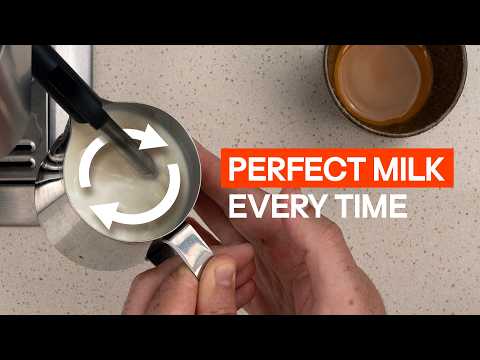 How to Steam Milk on the Breville Barista Express | Milk Steaming Tutorial 2025