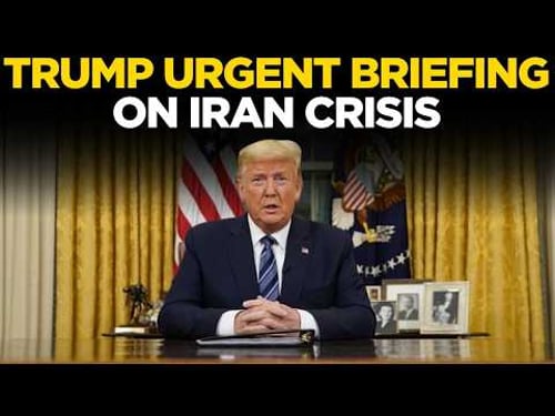 Trump LIVE: President Trump Briefing On Iran War | Trump Makes An Announcement | US Iran War