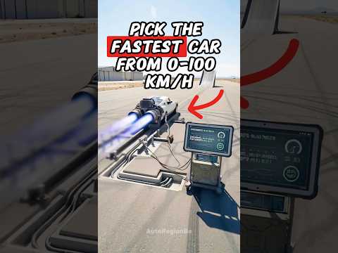 Pick the Fastest Car from 0–100 KM/H 🚗💨 #shorts #automobile #car #acceleration