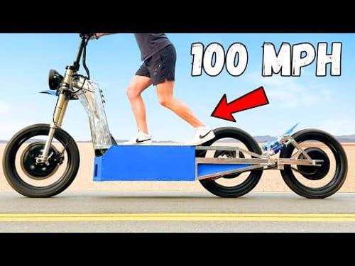I built the Worlds FASTEST electric scooter