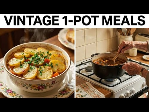 25 CHEAP British Vintage One-Pot Meals for Seniors Living Alone