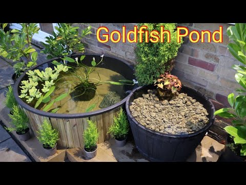 How to Build a Small Patio Pond (300L) with DIY Filter | Perfect for Goldfish!