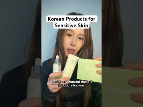 Korean Skincare for Sensitive Skin✨#koreanskincare #koreanproducts #review #skincare #acneproneskin