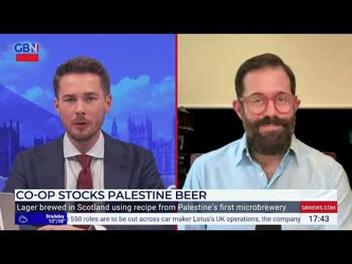 Interview with Palestinian woman whose beer is stocked by Co-Op: refuses to condemn sexual violence