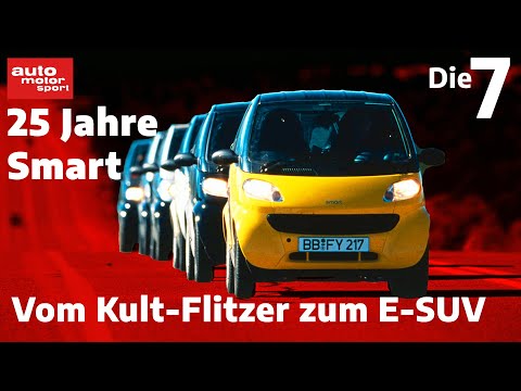 Vom Kult-Flitzer zum Elektro-SUV: 25 Jahre Smart | auto motor und sport
