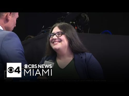 Latino voters attend town with former President Donald Trump in Miami