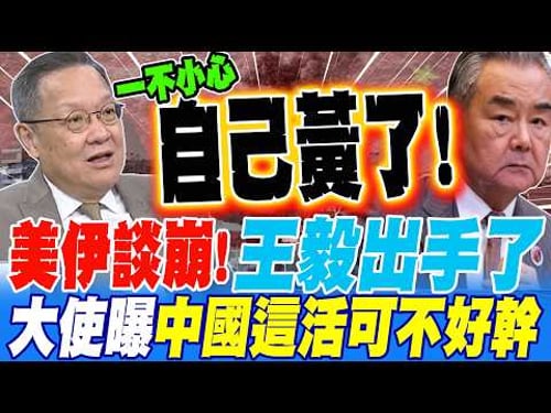 美伊談崩!王毅出手了 大使曝中國這活可不好幹 一不小心把自己搞黃了?!