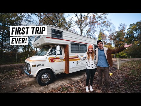 Spending the FIRST NIGHT In Our Custom Built RV!