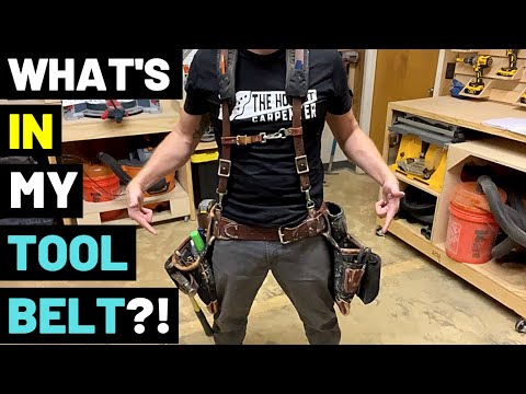 What Should You Carry In Your TOOL BELT?! (These Are The Best Tools For Carpentry / Construction!!)