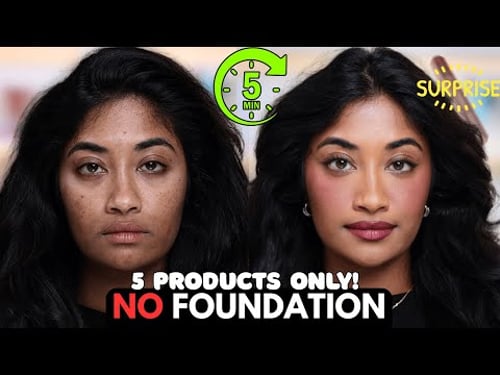 This 5-Minute Everyday Makeup Tutorial ACTUALLY Works (no foundation, brown skin friendly 🤎)