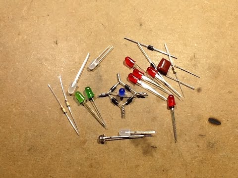 Using LEDs as mains indicator lights on 120V and 230V (live demos)