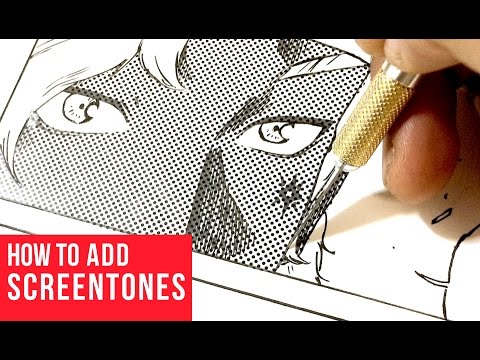 How To Add Manga Screentones Traditionally