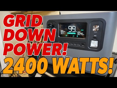 Emergency Grid Down Power! Aferiy 2400 Watt P210 Power Station
