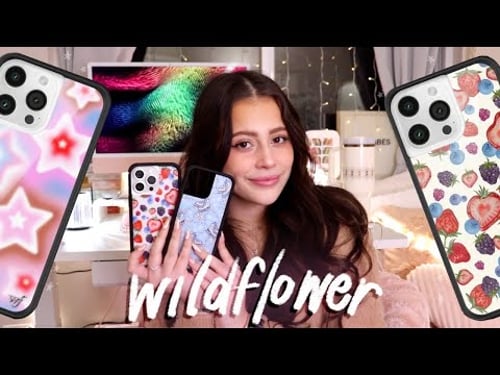 Wildflower iPhone 15 Pro Max Cases (aka the it girl phone cases)🫐⭐️⛸️✨